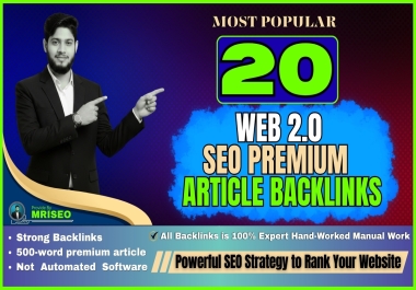 I Will Provide Web 2.0 Link Building Services to Improve SEO