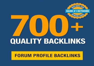 Super strong 700+ Forum Profile Backlinks