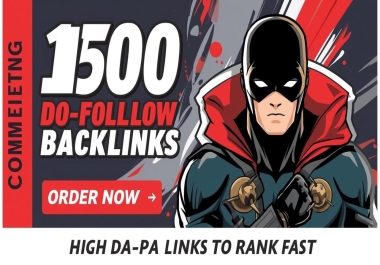 I will create high-quality DA 30+ dofollow backlinks to your rankings