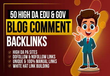 I Will Build 50 Powerful High DA Backlinks Manually + 20 Forum Links Free