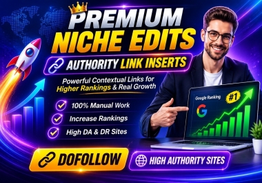 5 Premium Niche Edits Link Insertions for Better Google Rankings