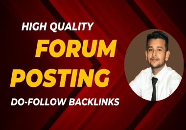 2025 updated method build 80 High-Quality Forum Posting Backlinks to high DA PA Websites