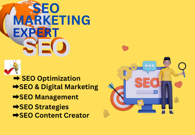 Expert SEO Marketing Specialist Boost Rankings,  Traffic & Sales