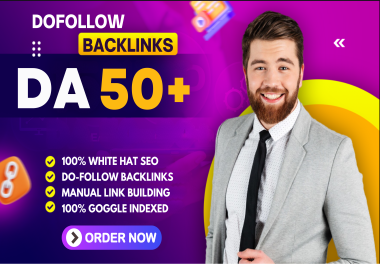 I will create 100 high DA 40-50 plus dofollow SEO backlinks