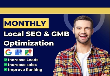 I will provide monthly local SEO service for GMB ranking.
