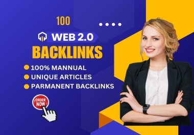I will do 50 Web 2.0 do-follow backlinks manually with high DA PA websites.