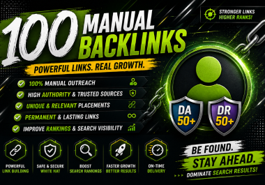 I will make 100 manual backlinks to improve Google ranking