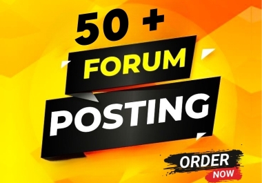 Increase Your Website Ranking with Powerful 50 Forum Backlinks
