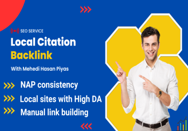 High Authority 100 Local Citation Backlinks to improve Local SEO performance