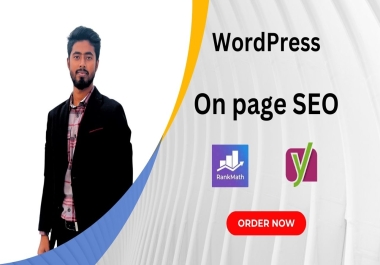 I will do on page optimize for your WordPress website