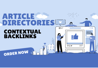 Build 1500 Contextual Backlinks From Directories Submission With SEO Backlinks