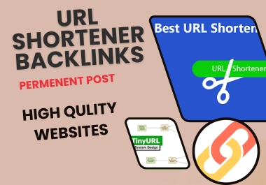 Manually create 5000 URL shortner backlinks from high authority websites