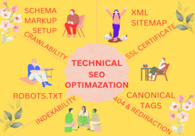 I will fix all website errors and perform all Tecnical-SEO-related optimization.