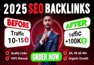 2025 Update,  120+ High-Quality DA 60-90+ Manual SEO Backlinks