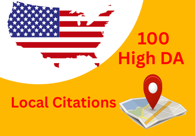 I will give USA Local Citation for Rank your Local Website.