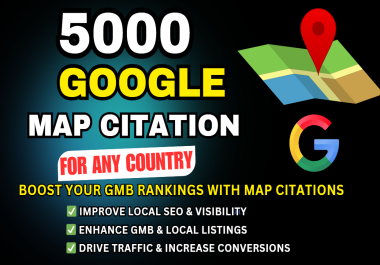 I will boost local SEO with google maps citations