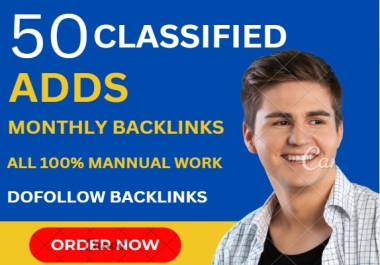 Get Rank 50 classified contextual seo backlinks with guaranteed for safe linkbuilding