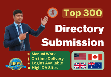 50+ Directory Submission with White Hat Manual SEO Backlinks to Increase Website Ranking