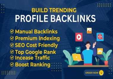 I will do profile Backlink on DA 65+ site for your brand