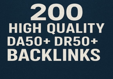 I will make 200 High DA and DR 80+ contextual blog post homepage backlinks