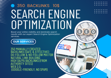 Get 350 High-Quality Backlinks
