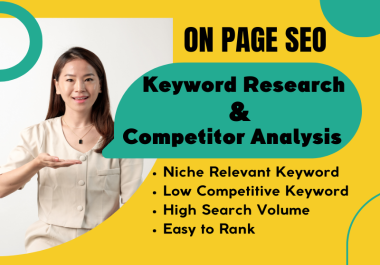 Premium SEO Keyword Research & Deep Competitor Analysis for Explosive Traffic