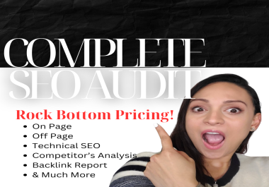 Comprehensive SEO Website Audit