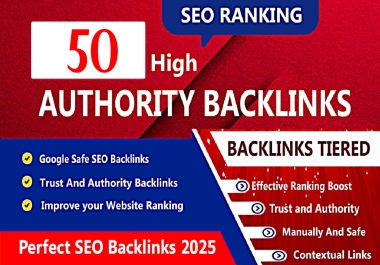 we will build high quality dofollow backlinks for SEO ranking