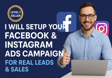 I will Setup Your FB & Instagram Ads Campaign for Leads & Sales
