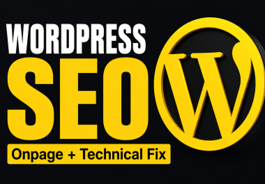 I will do WordPress on page SEO and technical optimization
