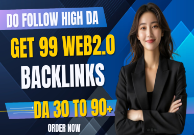 I will build 99 high quality web 2.0 backlinks for linkbuilding