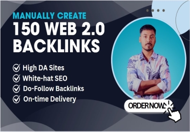 I will build 150 Quality Web 2.0 Backlinks to Boost Your Website