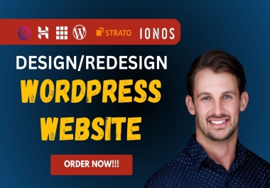 I will design and redesign wordpress website for businesses and ecommerce stores