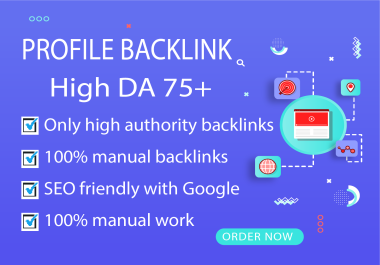 I Will Create Powerful Profile Backlinks to Boost Your SEO & Rankings - High DA 75+