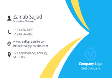 I Will Do Professional and Eye-Catching Business Card Design