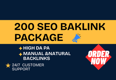 I Will Build 200 High Authority Backlinks to Boost Your Website Rankings