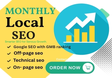Monthly Local SEO Service to Boost Your Google Maps & Local Rankings