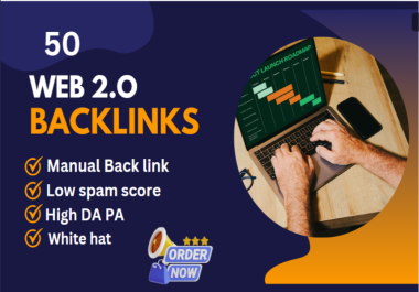 I will manual submit 50 web 2.0 will rank in google