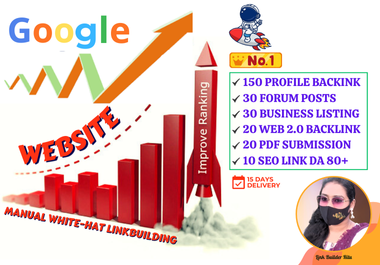 I Will Rank Your Website On Google With Manual White-hat LinkBuilding Method