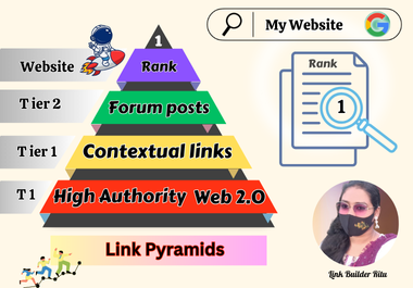 Link Pyramid Powerful Tiered Backlinks for SEO Ranking & Traffic Boost
