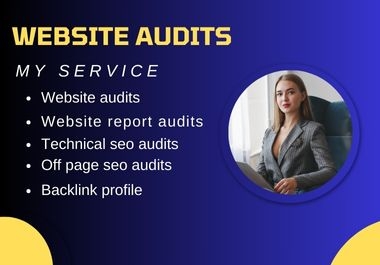 I will do SEO audit report,  competitor website analysis and video review