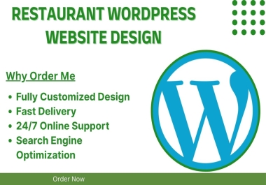 I will build your WordPress restaurant website with online ordering system.