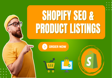 I Will SEO Your Shopify Store and Products Listings