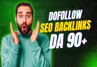 I DO 50 High DA 90+ Manual White Hat Dofollow SEO Backlinks FOR Google 1ST Ranking