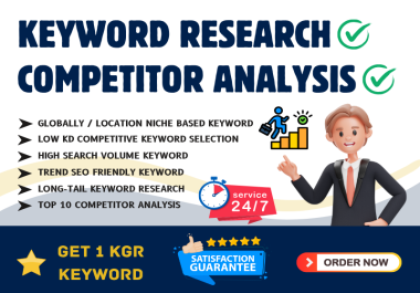GET Advance KGR SEO Keyword Research & Competitor Analysis to Boost Ranking