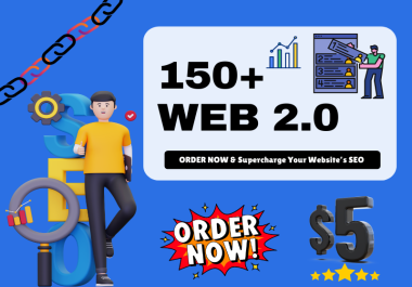 Boost AI Or Google Ranking with 150+ Manual Web 2.0 Backlinks