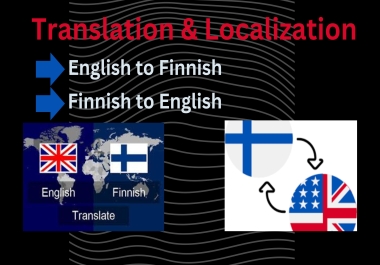 Execute translate between Finnish and English