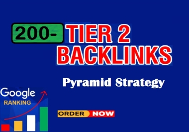 I will create 200 Tiered Link Pyramid Backlinks