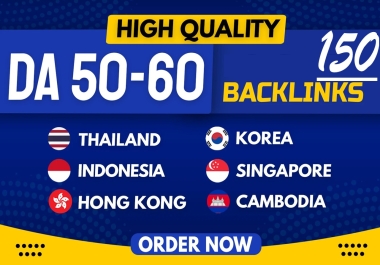 I Will Do Thai Korean Indo Cambodian high DA SEO Gaming Backlinks