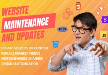 I will provide wordpress website maintenance,  help and support monthly